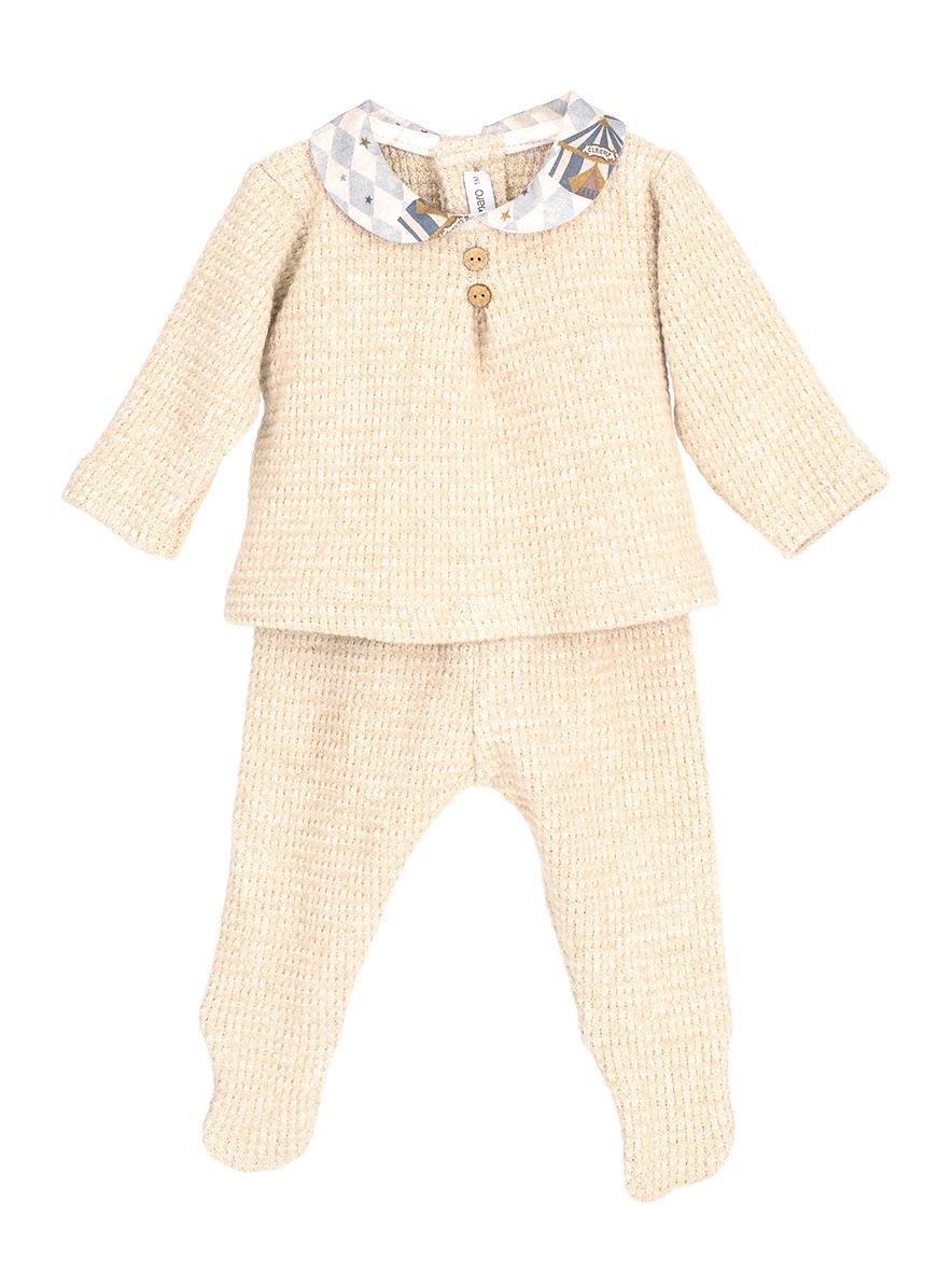 Conjunto Polaina Mistral niño primera puesta – Calamaro (0-6 meses)