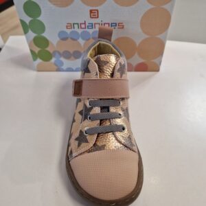 Botín metalizado rosa STAR respetuoso Andanines