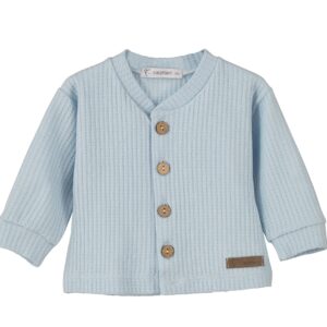 Chaqueta Rodas celeste básica bebé Calamaro 3-24 meses