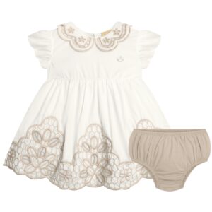 Vestido bebe  ceremonia bordados MILON
