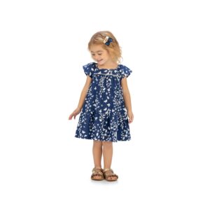 Vestido azul mariposa Milon