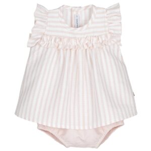 Jesusito bebé rayas rosa Calamaro | Familia Bundi | 3 a 24 meses