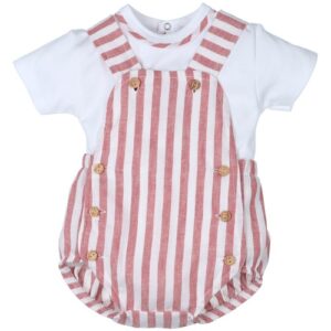 Conjunto peto rayas marca Tony Bambino 1 - 36 meses