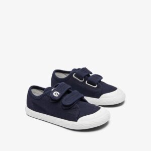 Zapatillas Goflex Barefoot Lona Azul Marino Conguitos