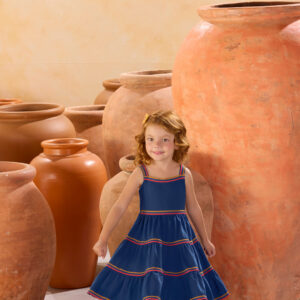 Vestido escalonado de tirantes marca Nanai