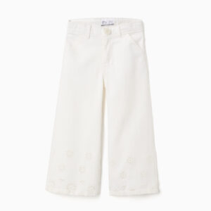 Pantalon wide leg blanco Jessie