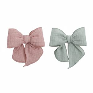 Lazo para el pelo infantil Alboran Calamaro rosa y mint