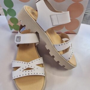 Sandalia "Starlight White" – Estilo Urbano y Confort 261486-2 VAQUETILLA/TPU BLANCO