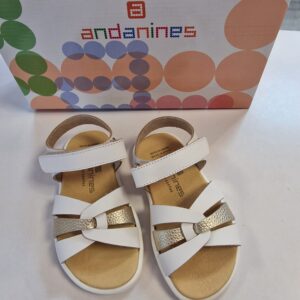 Sandalias Barefoot: Libertad y Estilo en cada paso 251648-9 VAQUETILLA / MARSELLA BLANCO / ORO