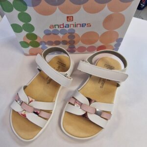 Sandalia Barefoot Andanines 261153-4 MALINCHE/TPU BLANCO/ROSA