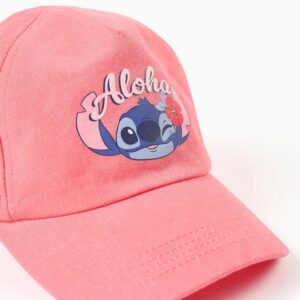 Gorra de Stitch para niña rosa