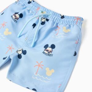 Bañador Mickey bebé niño azul claro