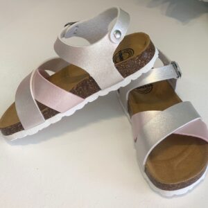 Sandalia Titanitos Tanzania U545 Metalizada Rosa BB Titanitos