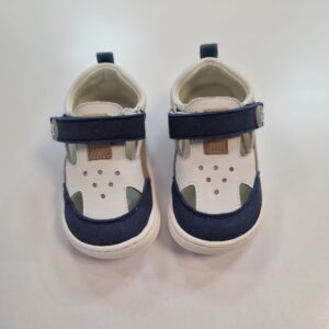 Sandalia 261107-5 SUEDE/ZEUS NAVY/BLANCO