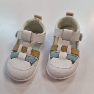 Sandalia  261080-1 MALENA/SUEDE BLANCO/VERDE AGUA