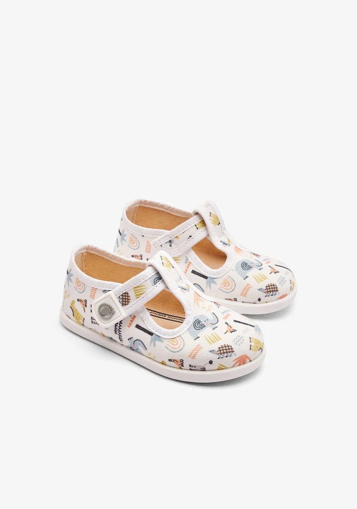 Merceditas Respetuosas Lona Estampado Jungla TESH515007