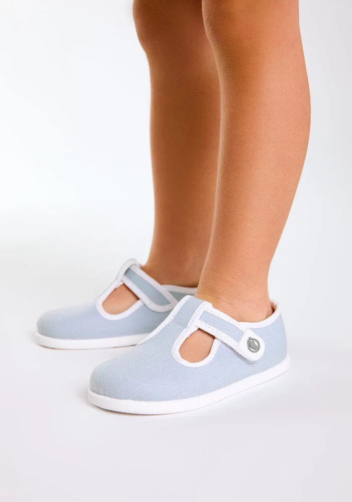 Merceditas Barefoot Lona Celeste TESH515001 SKY - Imagen 2