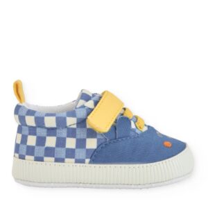 Zapatos bebé niño Tuc Tuc abejita azul vichy velcro