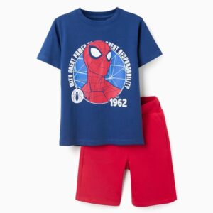 Camiseta y pantalón corto  Spider-Man Zippy _26004