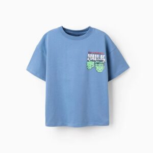 Camiseta Marvel Hulk niño azul
