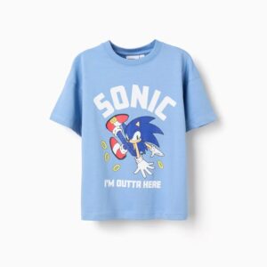 Camiseta de algodón Sonic _26021