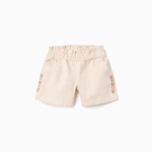 Shorts  con bordado para niña Marca Zippy _26013