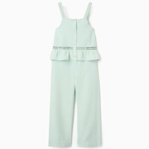 Mono nina Zippy verde menta calado tirantes