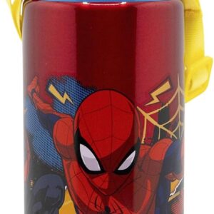 Cantimplora Spiderman aluminio 730ml botella agua infantil roja azul