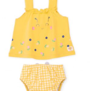 Bañador bebé niña Tuc Tuc abejita amarillo