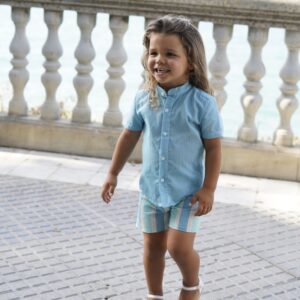 Conjunto Camisa/Pantalón Modelo Viena de Rayas DBB 27708
