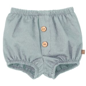 Pololo bebe Davos mint verde agua cintura elastica botones madera redondos aberturas piernas elasticas abullonado