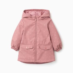 Parka bebé niña, rosa