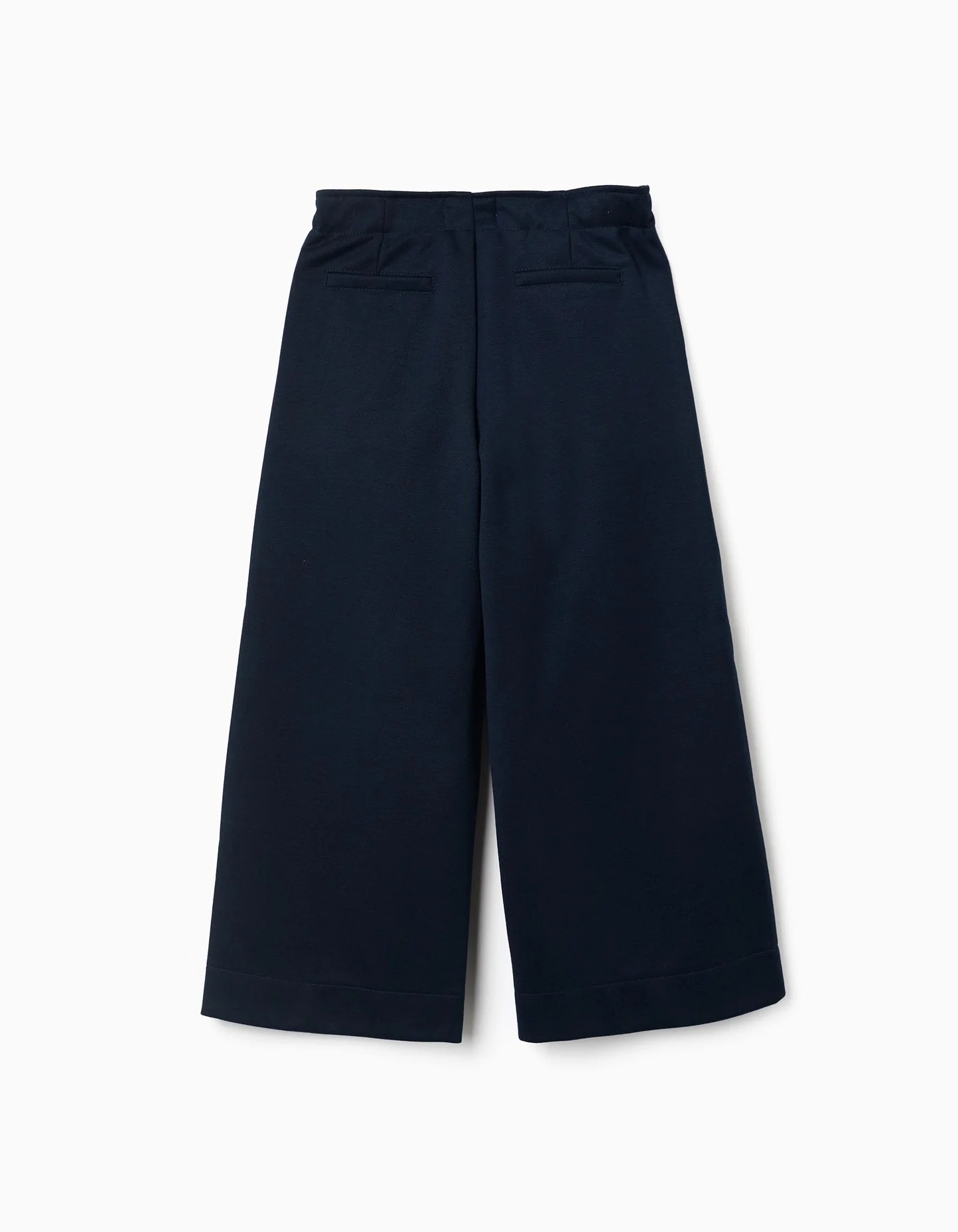 Pantalón de pierna ancha en punto interlock - Imagen 2