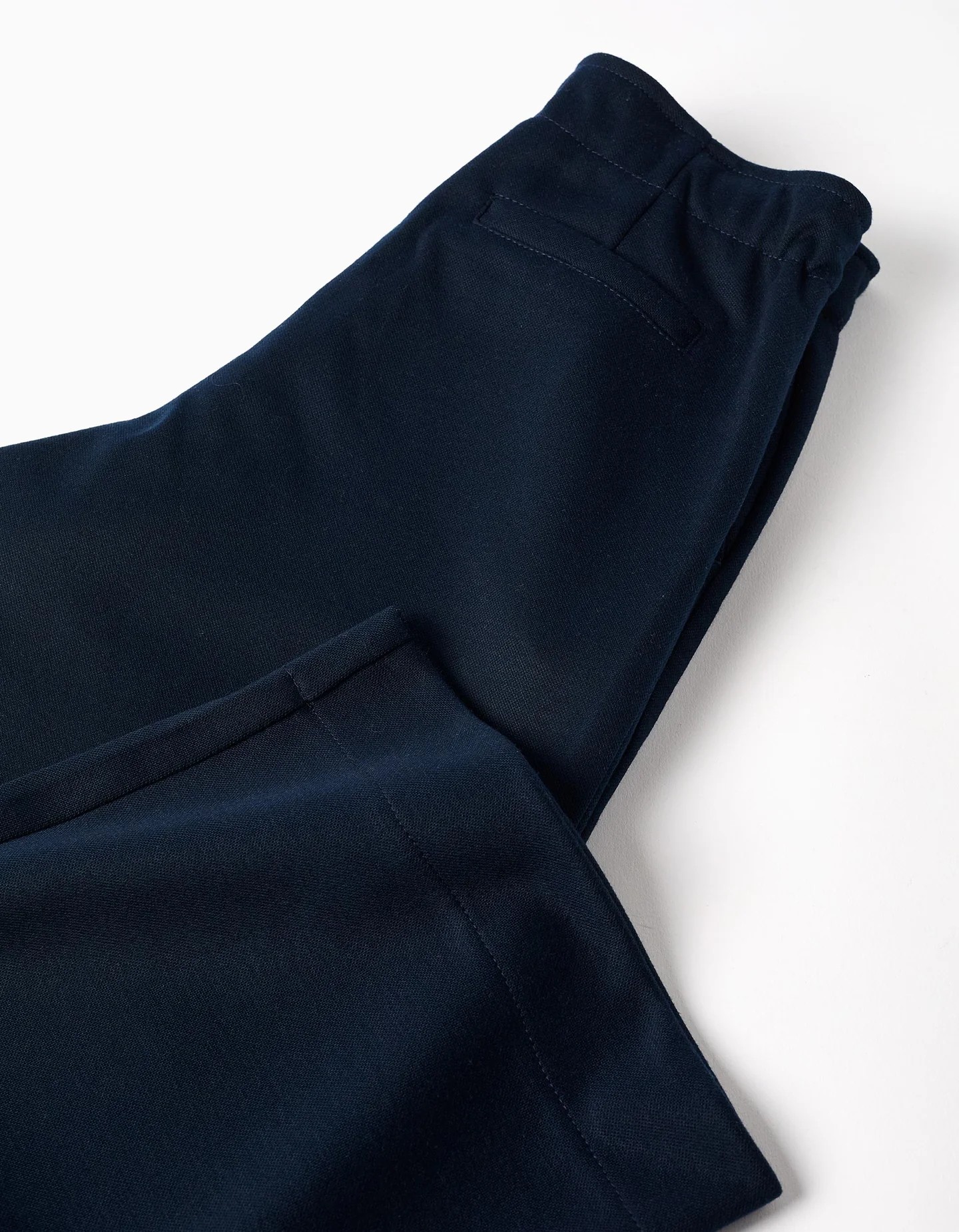 Pantalón de pierna ancha en punto interlock - Imagen 4