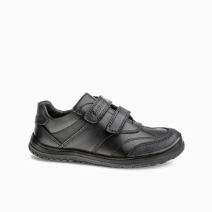 Zapato colegial nino Pablosky negro doble velcro puntera reforzada suela antideslizante