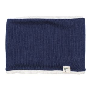 Cuello punto azul borreguito