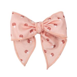 Lazo pelo nina setas rosa empolvado estampado granate blanco complemento conjunto pololo jesusito