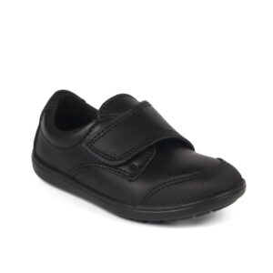 Zapato Colegial Niño Javer Negro Doble Velcro
