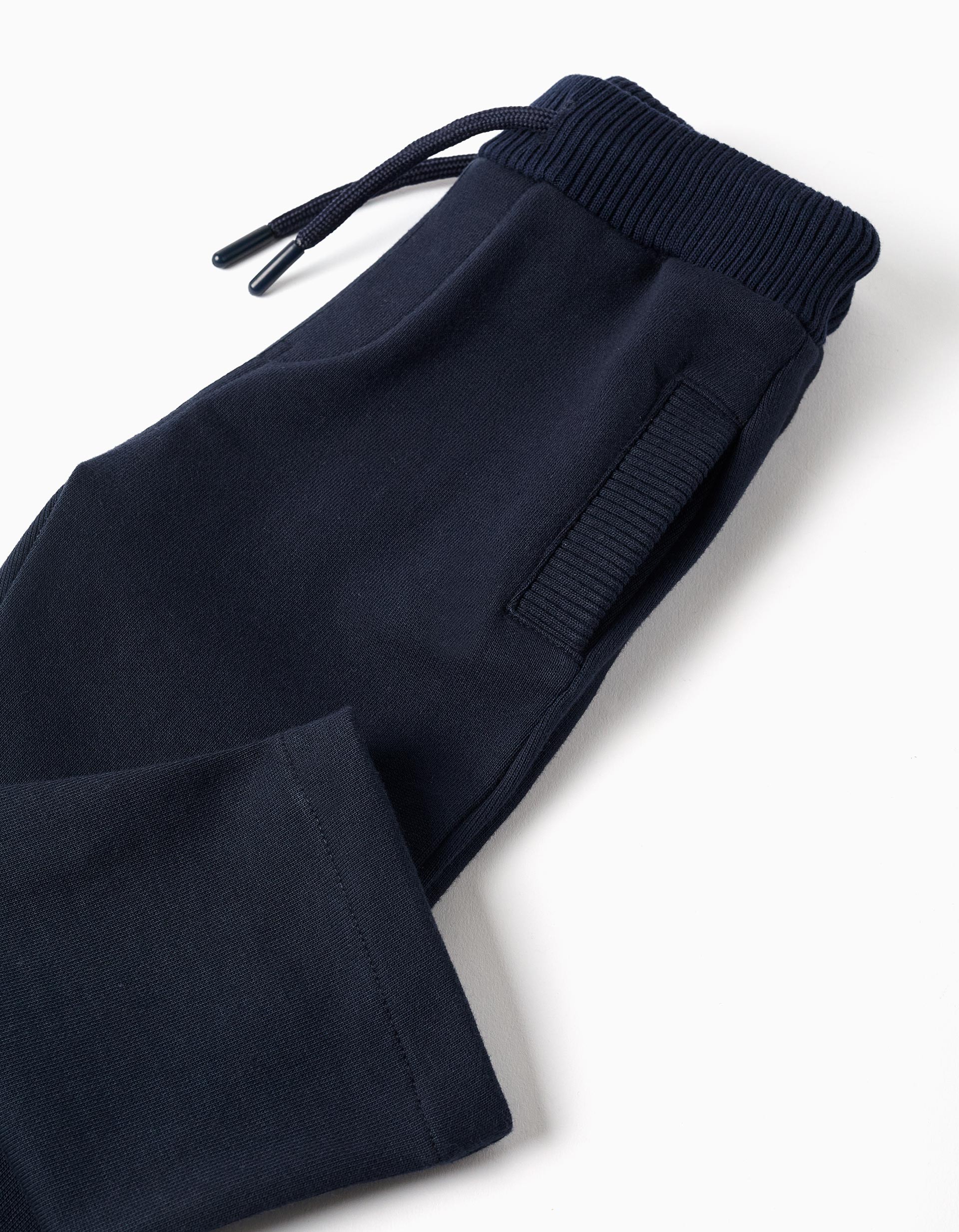 Pantalones slim bebé niño, azul oscuro - Imagen 4