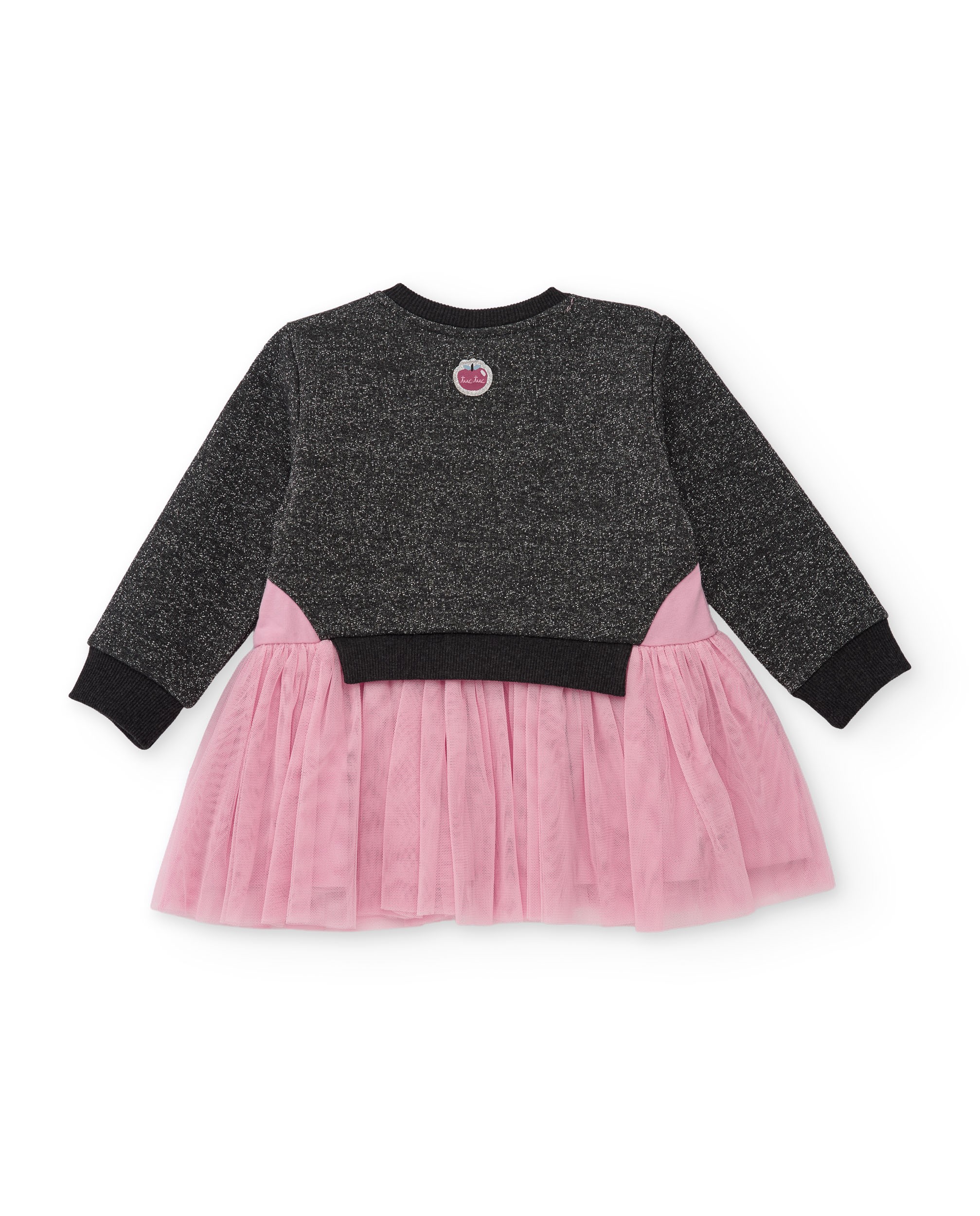 Vestido Niña Sudadera Brillante y Falda de Tul "New York" - Imagen 3