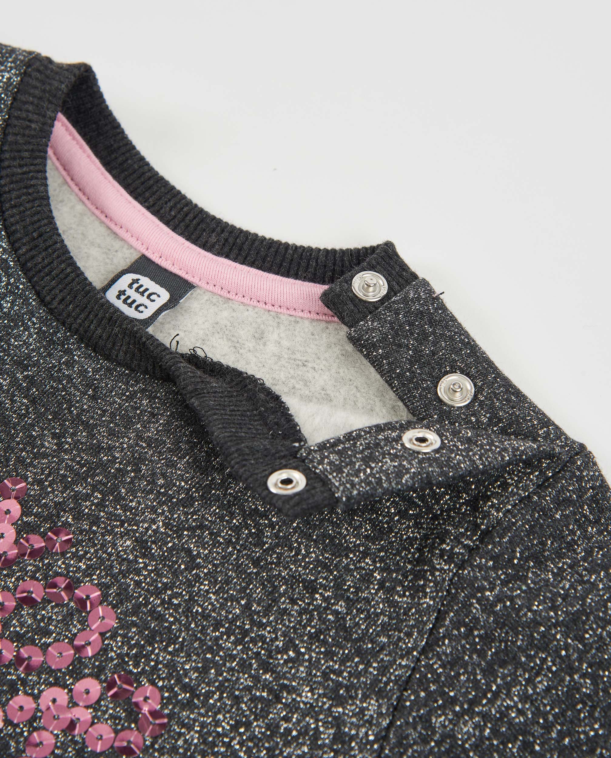 Vestido Niña Sudadera Brillante y Falda de Tul "New York" - Imagen 4
