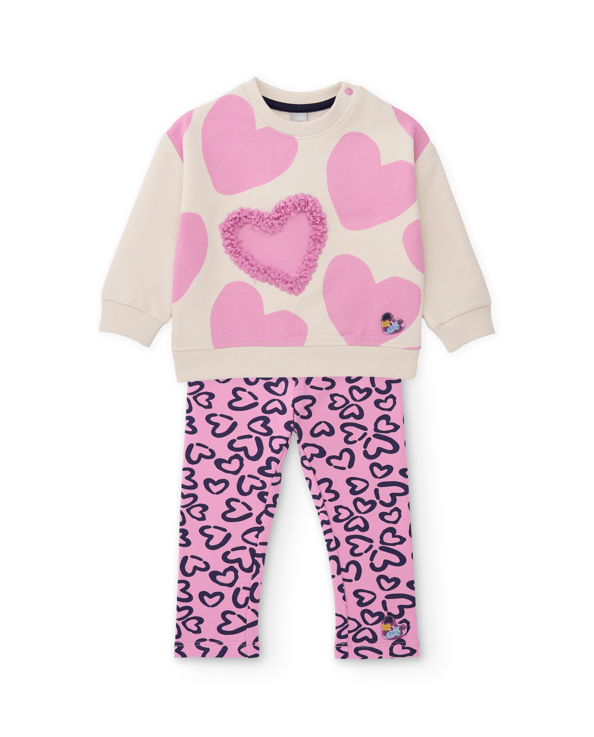 Conjunto bebé niña corazones Tuc Tuc