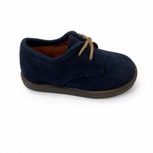 Zapatos niño Chuches azul marino cordones suela flexible estrellas cómodos.