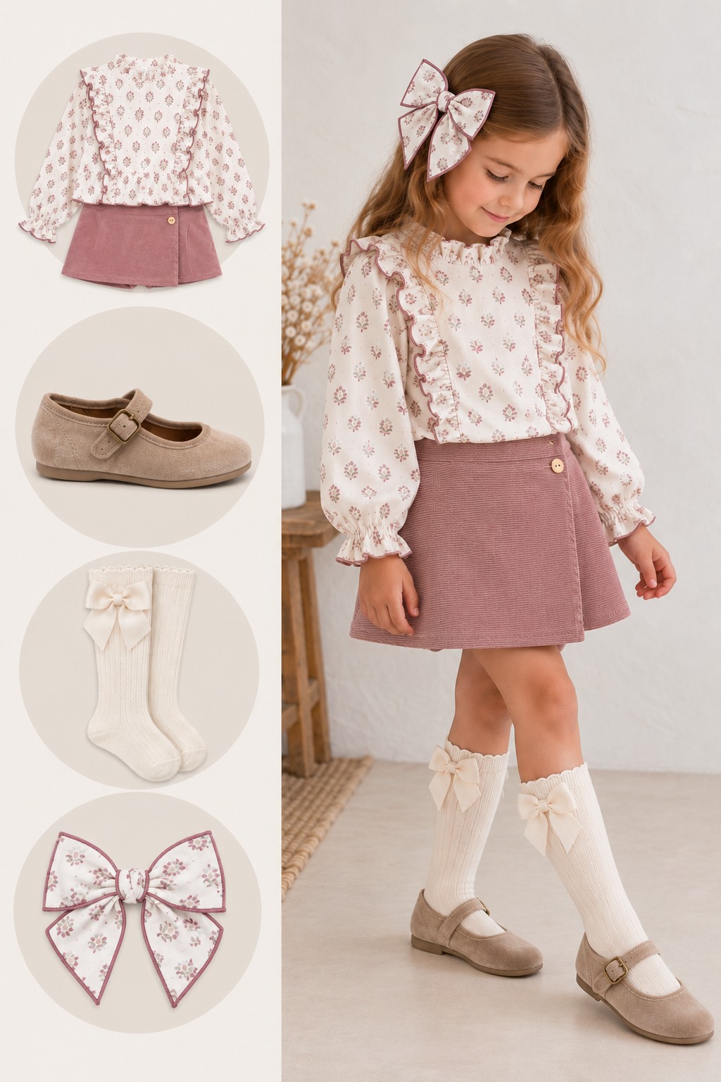Conjunto falda pantalón Calamaro Meira