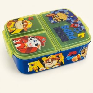 Fiambrera infantil Patrulla Canina con compartimentos.