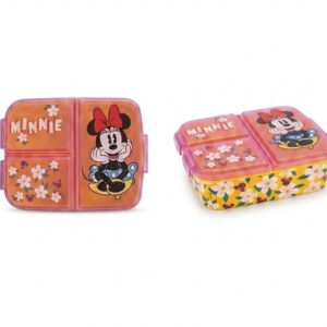 Fiambrera Infantil Minnie Mouse con Compartimentos