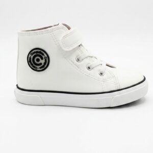 Zapatillas Altas Infantil Conguitos - Blanco