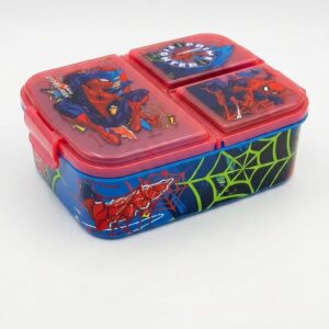 Fiambrera Infantil de Spiderman con Compartimentos