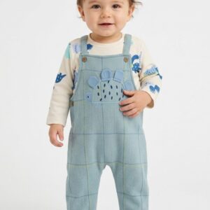 Conjunto Peto de Punto y Camiseta de Algodón Tuc Tuc