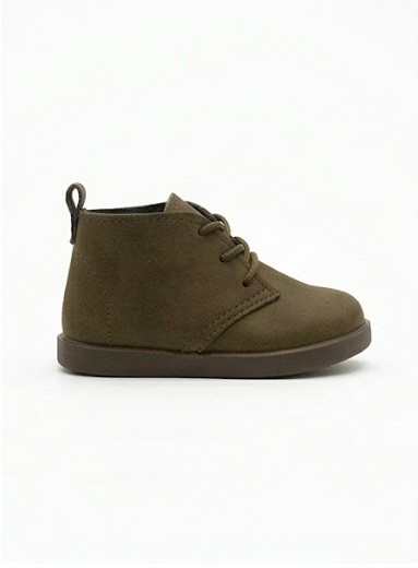 Bota niño niña Chuches hojarasca flexible cordones suela estrellas lengüeta trasera
